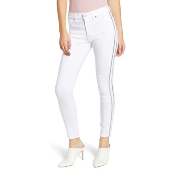 7 for All Mankind High Waist Ankle Skinny Jeans 34 - Picture 1 of 16